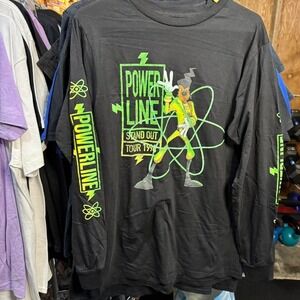 Disney Goofy Movie -Powerline Stand Out Tour 1996 long sleeve *READ* t-shirt Med